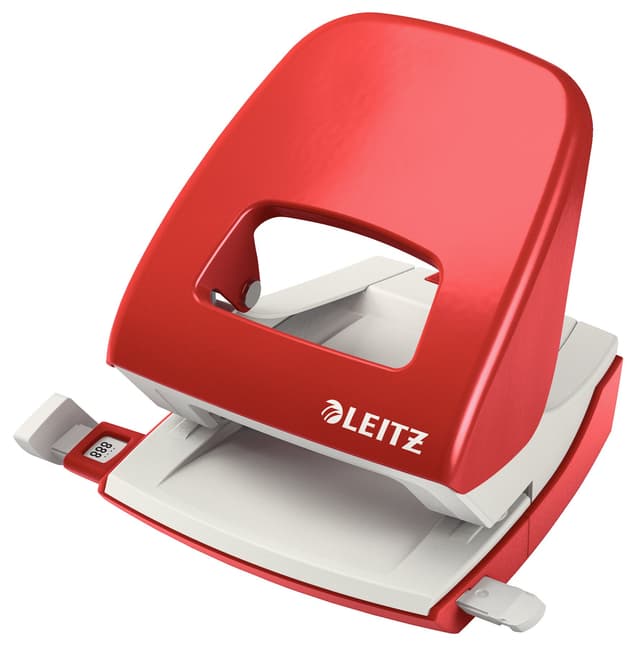 🔴 Leitz Büro Locher aus Metall, Für 30 Blatt, Ergonomisches Design - Angebot