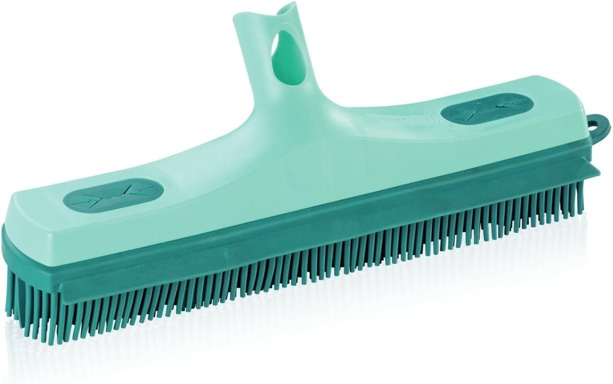 Leifheit Gummibesen Click System mit hygienischen Supraborsten und Wasserabziehkante