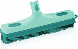 Leifheit Gummibesen Click System mit hygienischen Supraborsten und Wasserabziehkante