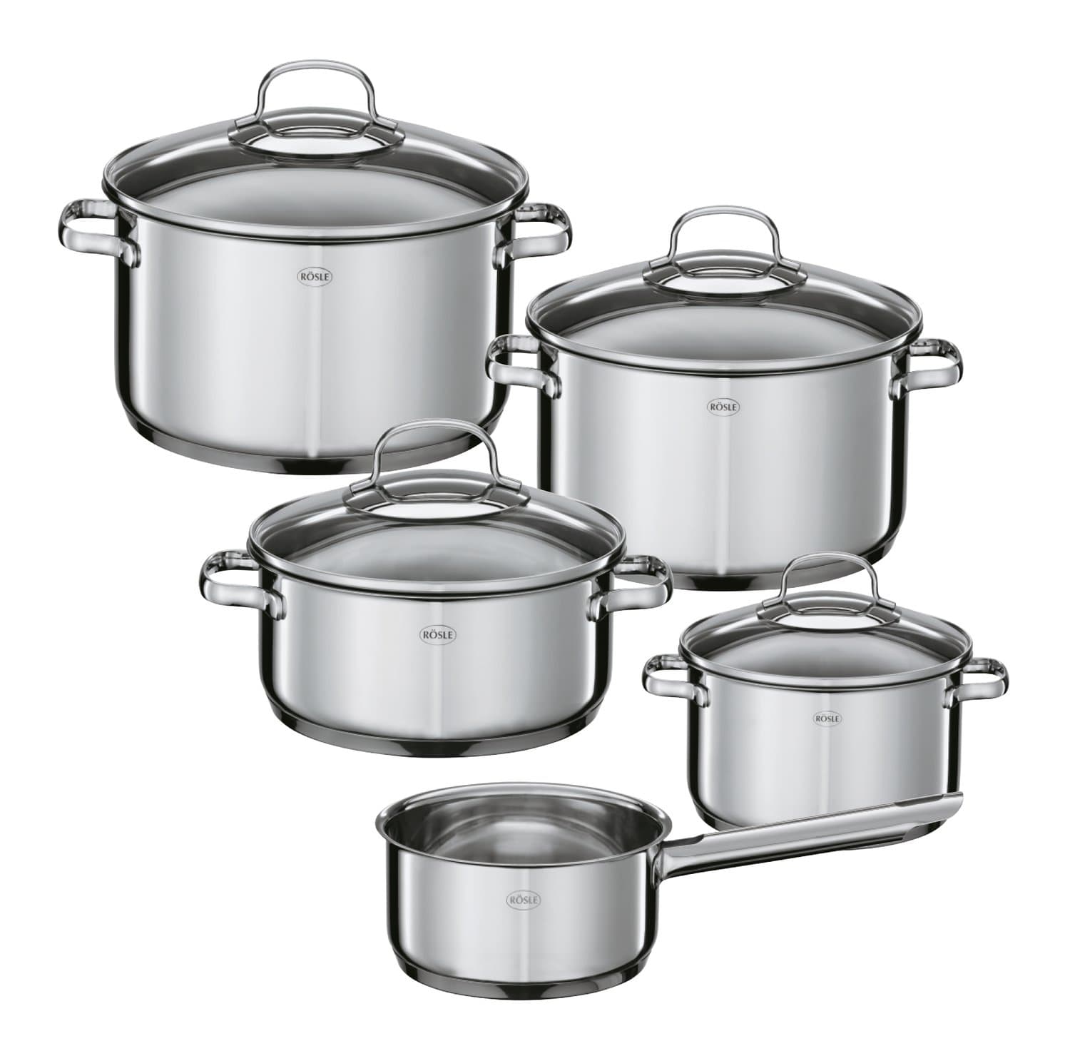🌟 Angebot: RÖSLE ELEGANCE Topfset, 5-tlg. 🍳🔥