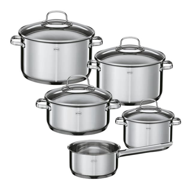 🌟 Angebot: RÖSLE ELEGANCE Topfset, 5-tlg. 🍳🔥