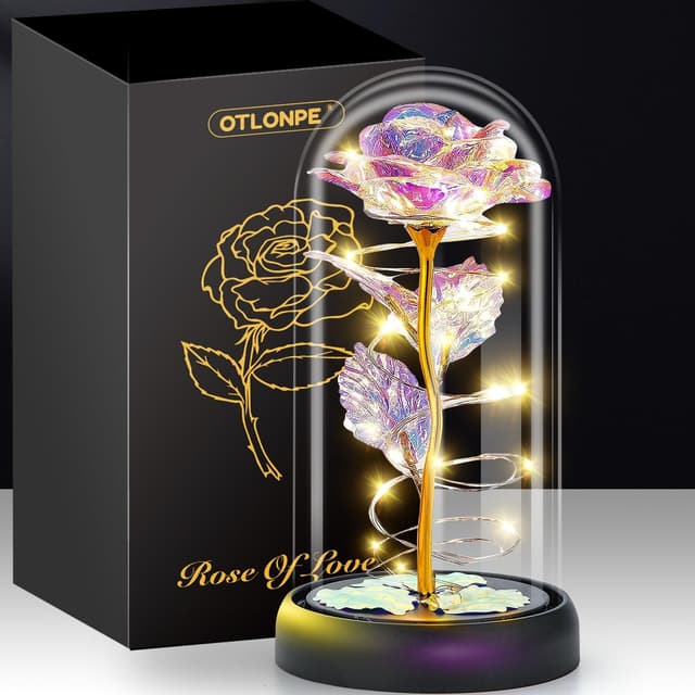 Otlonpe Blumen Geschenke für Frauen 🌹 Muttertagsgeschenke für Mama, Geburtstagsgeschenk für Frauen Mama Freundin Oma