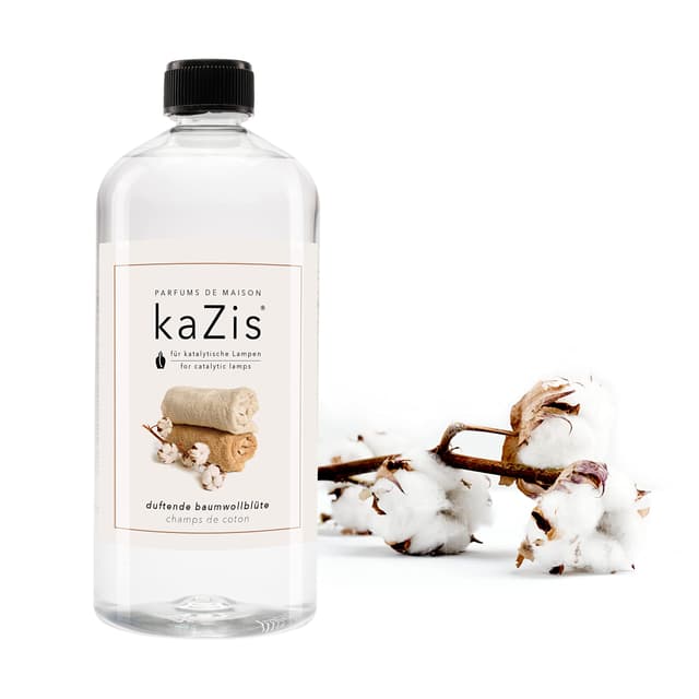 Angebot: kaZis® I Frische Wäsche 2 I 1 Liter I I Für alle katalytischen Lampen I Raumduft I Duftende Baumwollblüte 🌸