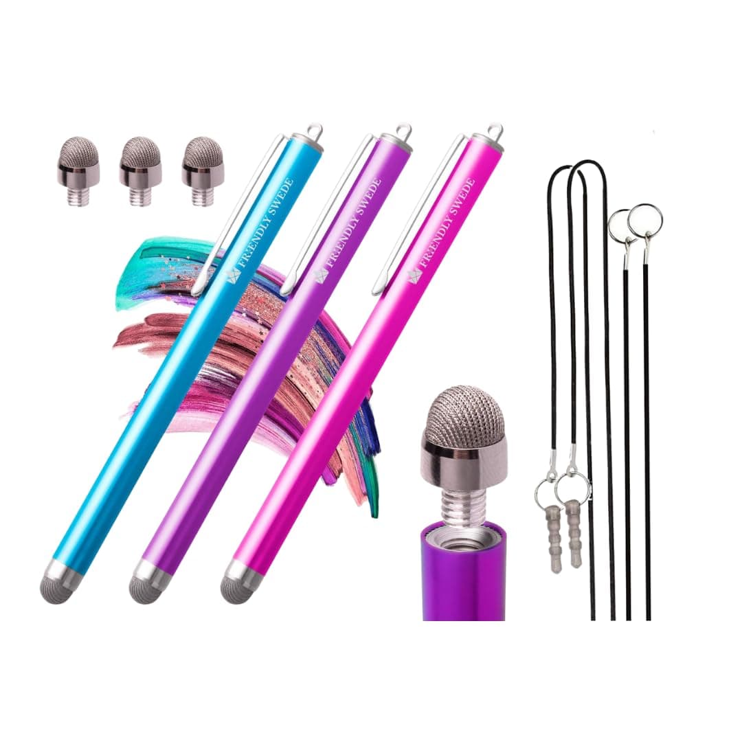 🌟 3er Pack Hybrid Stylus Touchpen - Touchscreen Eingabestift 🌟