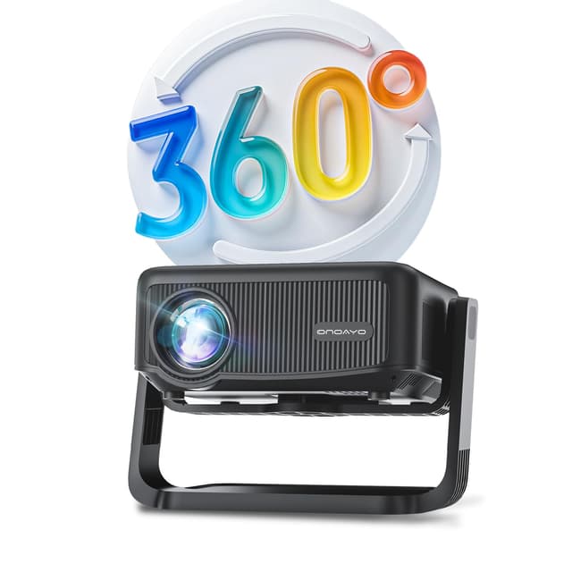Beamer-Angebot: 360° Drehbarem & Auto Keystone Projektor mit WiFi6 und Bluetooth 5.2
