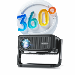 Beamer-Angebot: 360° Drehbarem & Auto Keystone Projektor mit WiFi6 und Bluetooth 5.2
