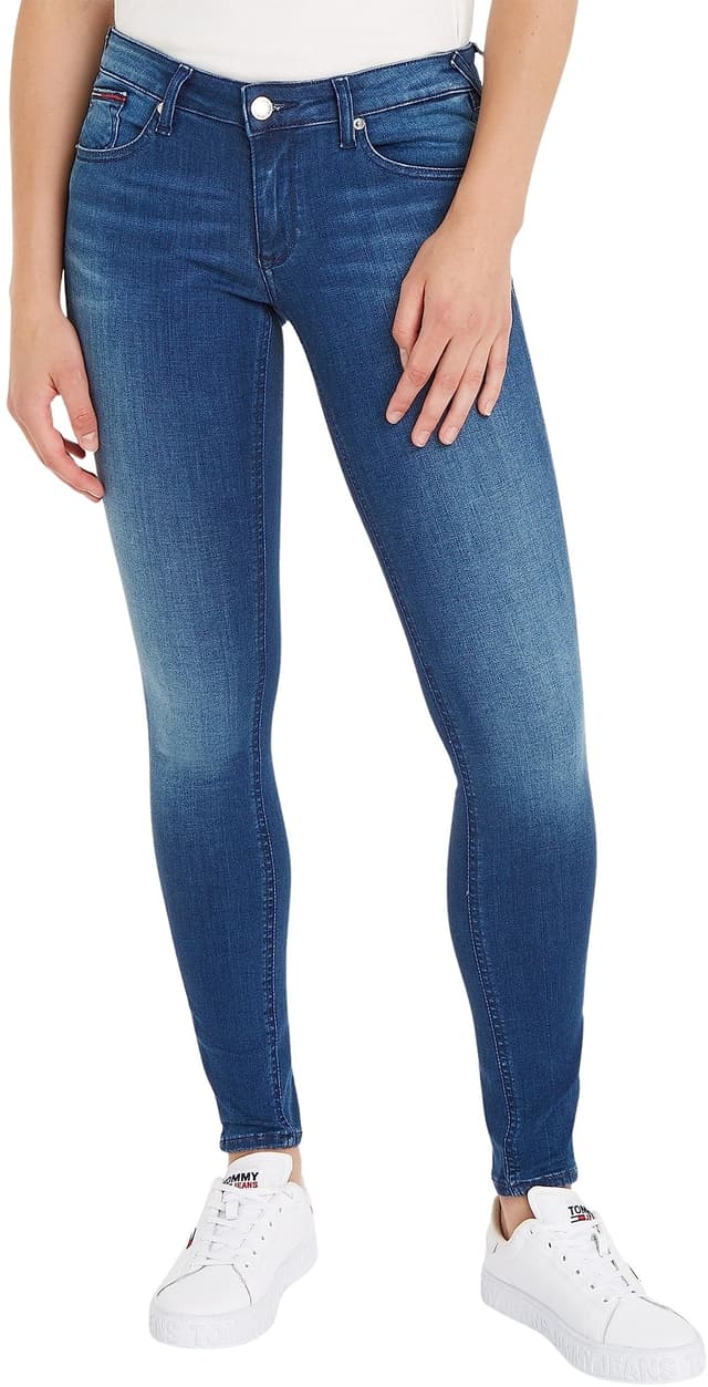Tommy Jeans Damen Jeans Hose Sophie Stretch 29W / 30L Blau (New Niceville Mid Blue Stretch) 🌟👖