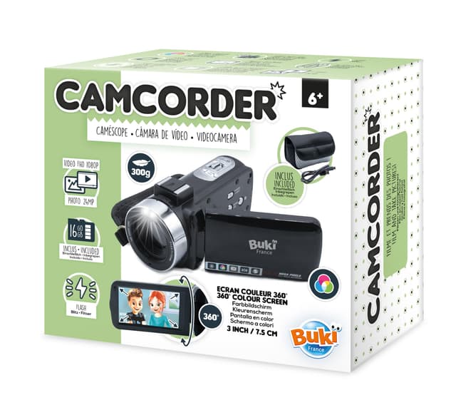 BUKI PV09 - Digitaler Camcorder für Kinder 📷🎥