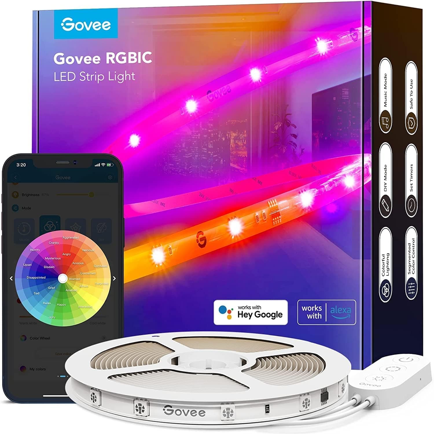 🌈🔥 Deal: Govee LED Strip RGBIC Pro 5m 🚀