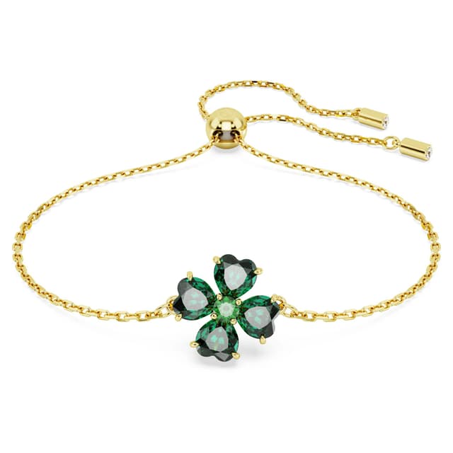 Swarovski Idyllia Kollektion 🍀 Grün M | Luxuriöses Armband