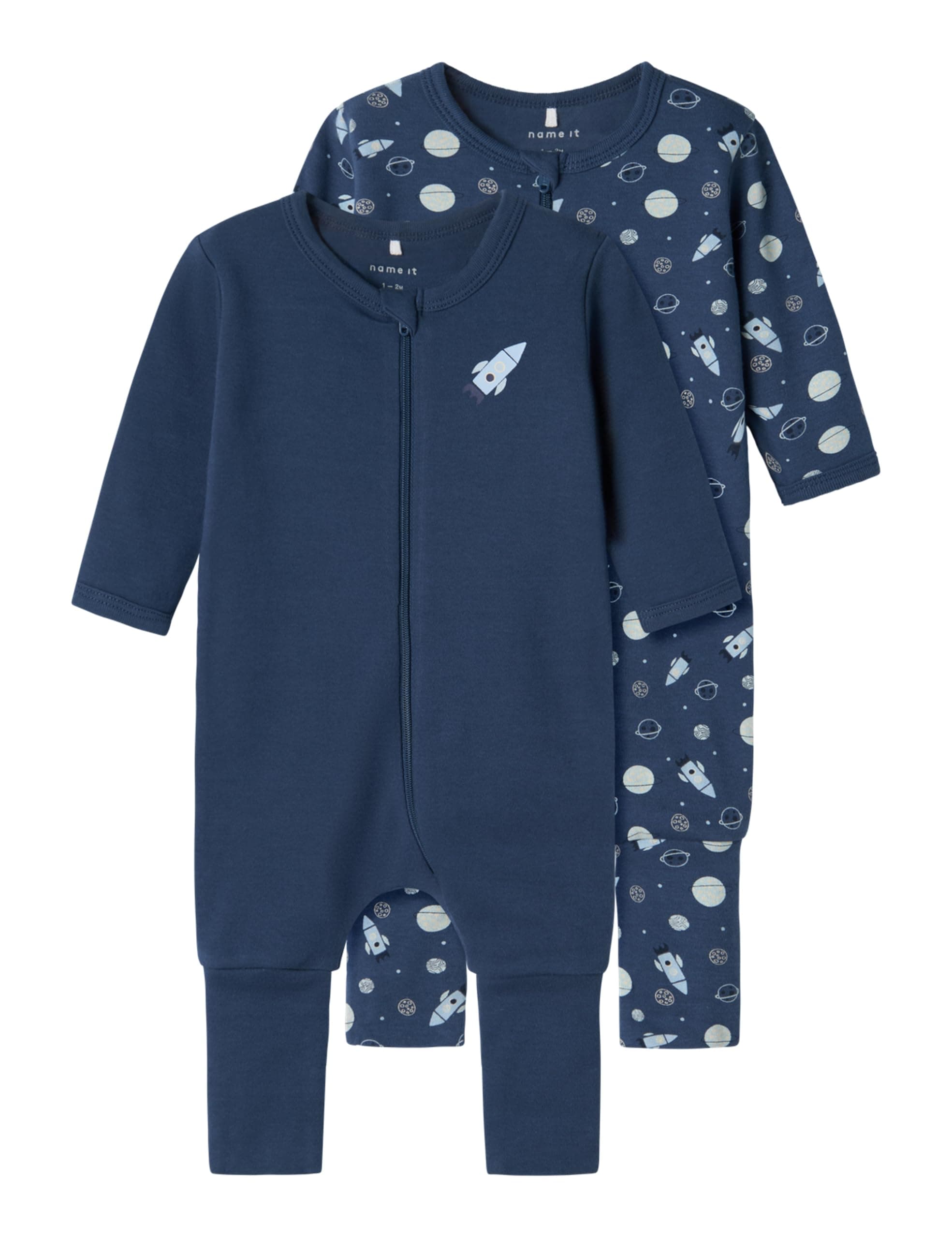 🌙🌟 HALBER PREIS! NAME IT Jungen Schlafanzug 2er-Pack 92 Dark Denim 🌟🌙
