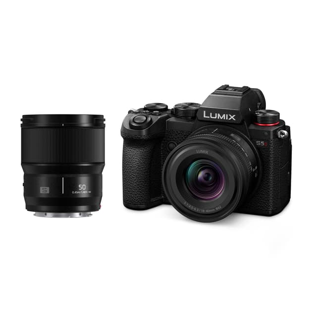 📸 Panasonic DC-S5DWE-K Lumix S5D Vollformat-Systemkamera mit 18-40mm + 50mm Objektiv