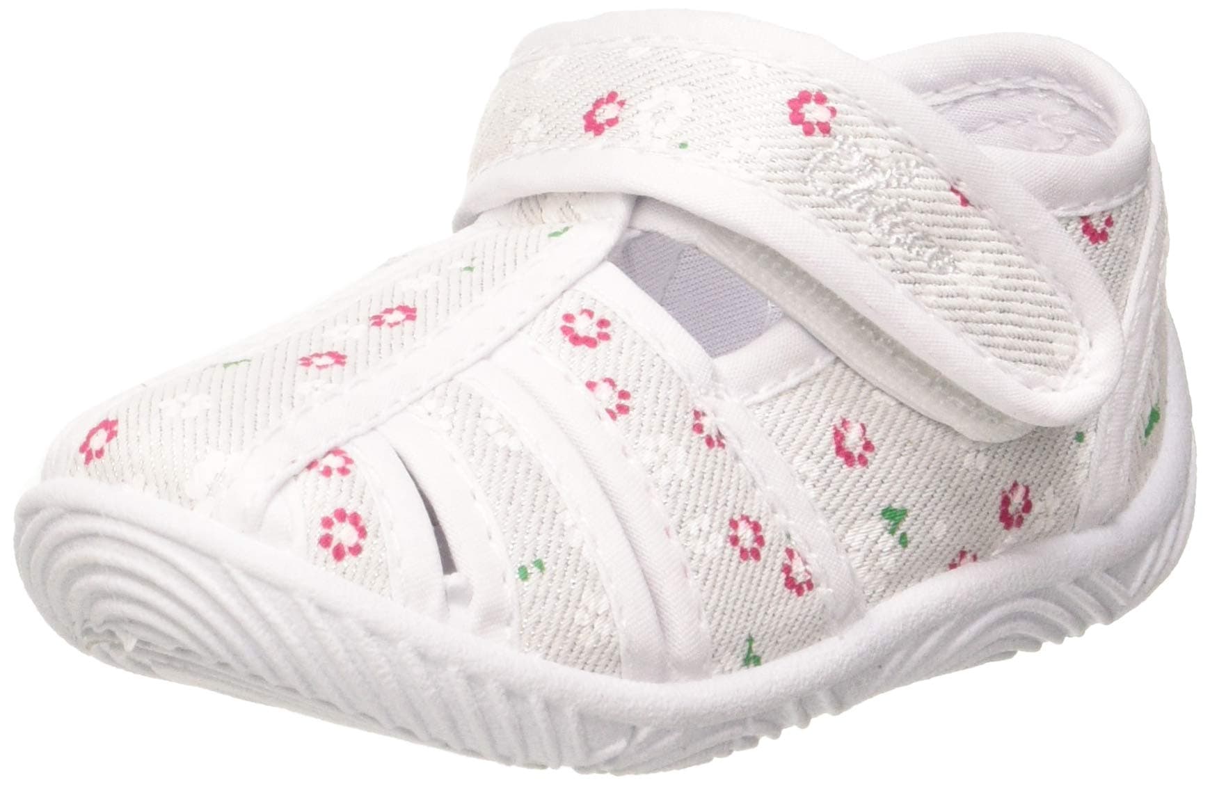 🌟 Super Deal! Chicco Mädchen Pantoffeln mit Tränenverschluss (2) Hausschuhe 22 EU Weiß