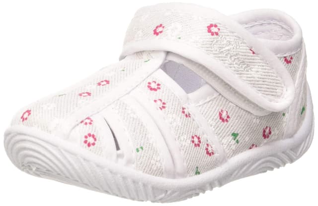 🌟 Super Deal! Chicco Mädchen Pantoffeln mit Tränenverschluss (2) Hausschuhe 22 EU Weiß