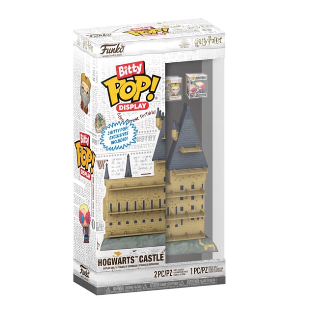🧙‍♂️🏰 Harry Potter - Hogwarts Castle Funko Bitty Pop! Display - Albus Dumbledore™, Luna Lovegood™ und Überraschungs-Mini-Figur