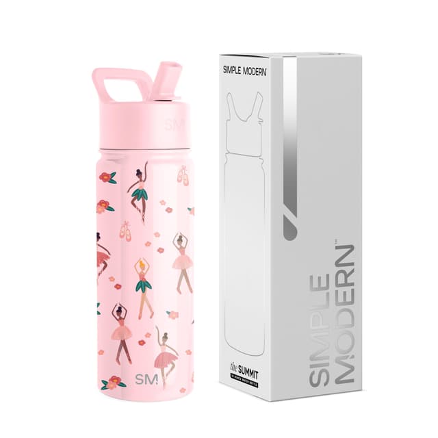 🌟 Super Angebot! Simple Modern Trinkflasche Kinder mit Strohhalm 🌈