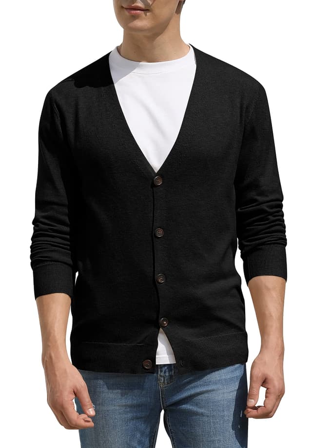 Hisir Herren Strickjacke | Leichte Elegant Winterjacke 🧥