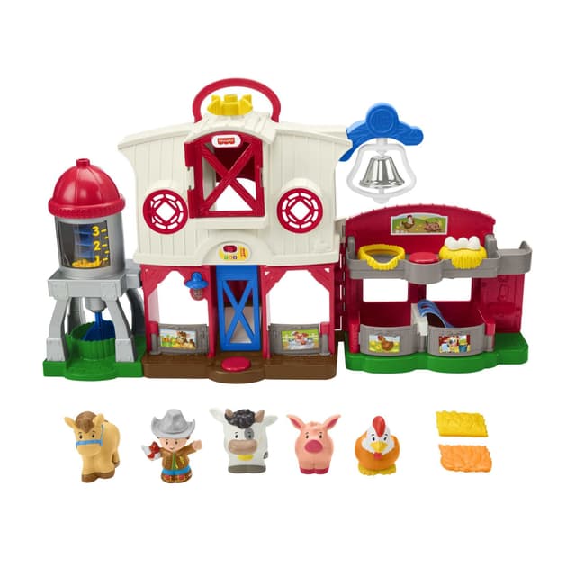 🚜🐑 Fisher-Price Little People – Tierfreundlicher Bauernhof 🐄🌾