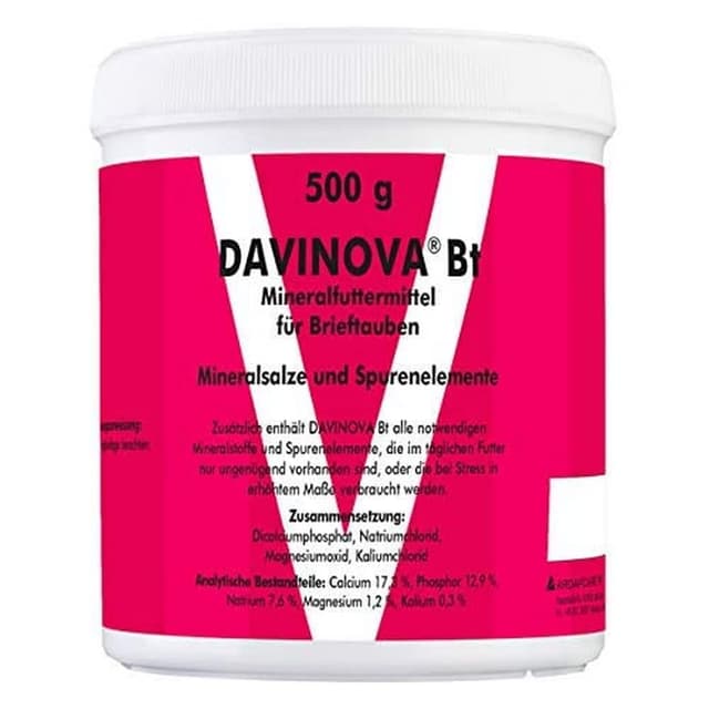 🐦 Quiko Davinova Bt 500g - Mineralfuttermittel für Brieftauben 🌿