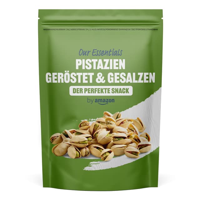 🥜 Amazon Pistazie, geröstet und gesalzen, 500g (1er-Pack) 🛒