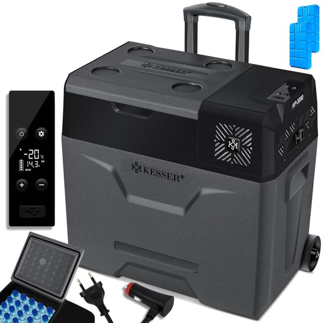🌬️🔋 KESSER® Kompressor Kühlbox elektrisch Gefrierbox, 50 Liter Mit APP-Steuerung ⭐