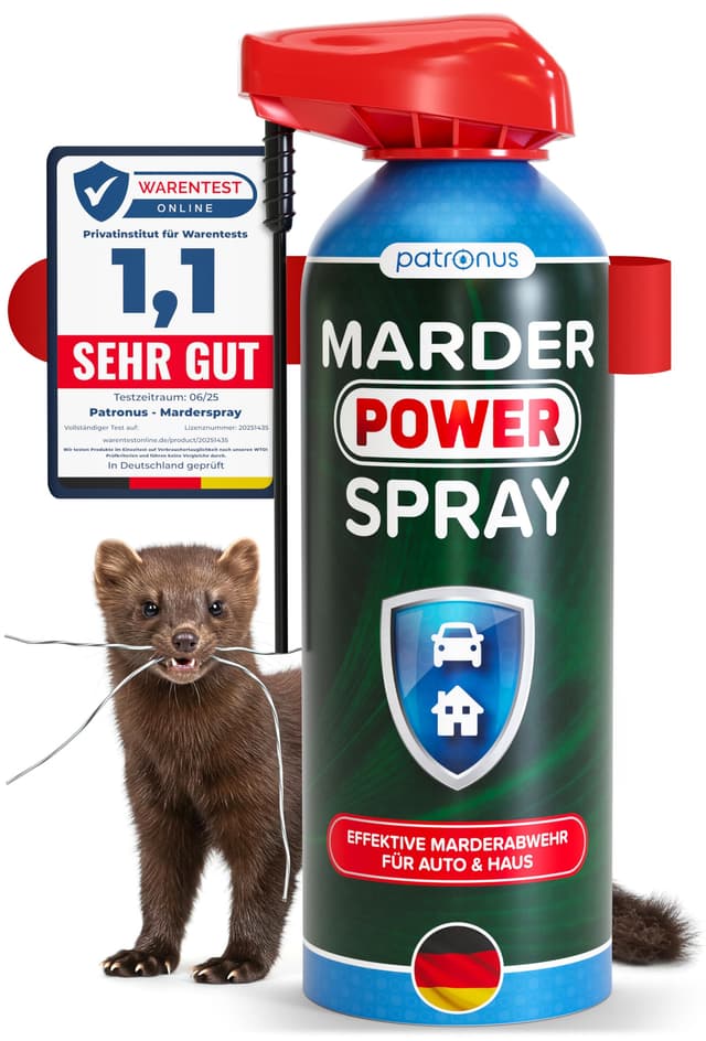 Patronus Marderspray Auto 🚗 - Effektiver Marderschutz fürs Auto