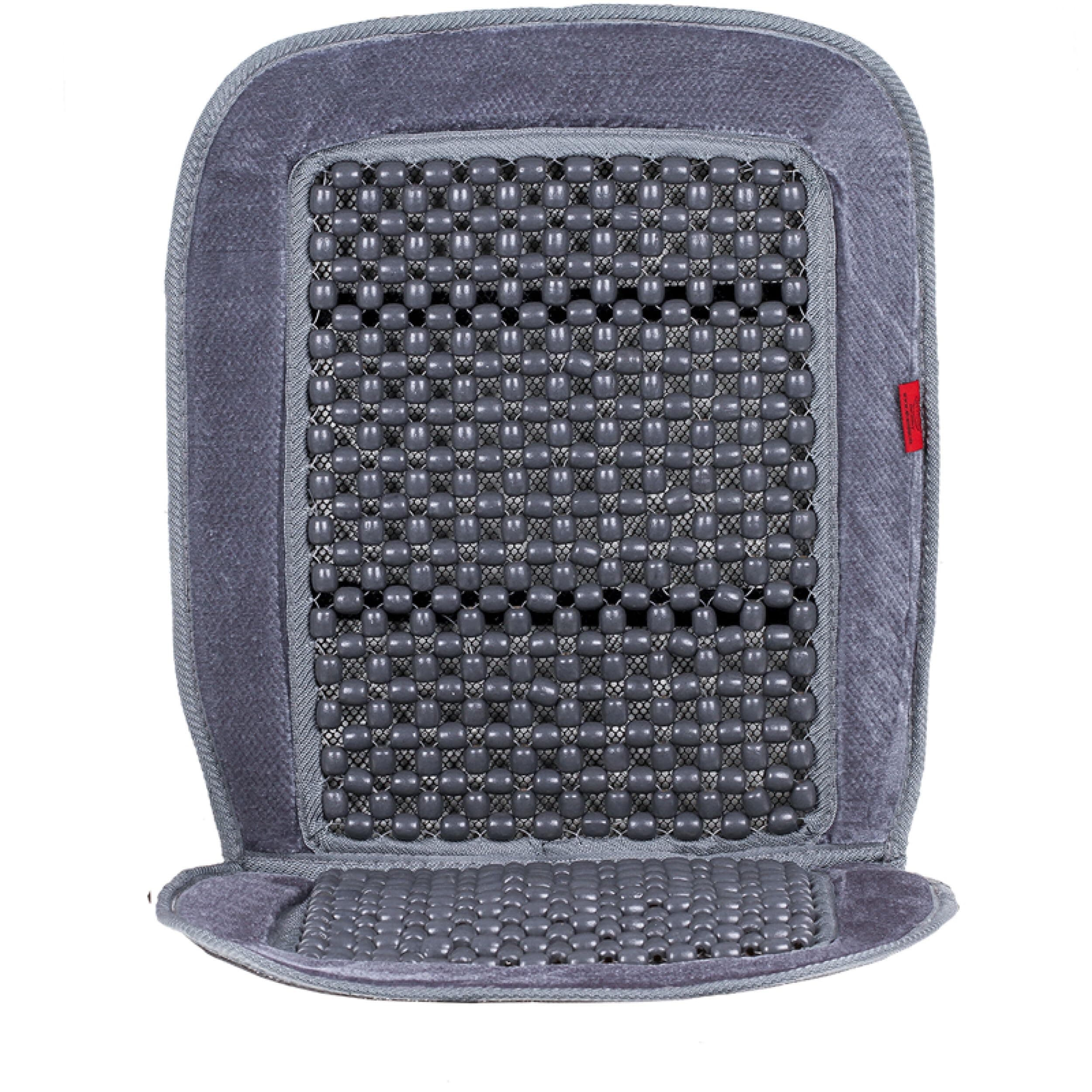 HEYNER® Holzkugel Sitzauflage Retro GRAU 🚙♥️ Klassiker Kompatibel für VW T1 T2 T3 T4 T5 T6 Bus Van
