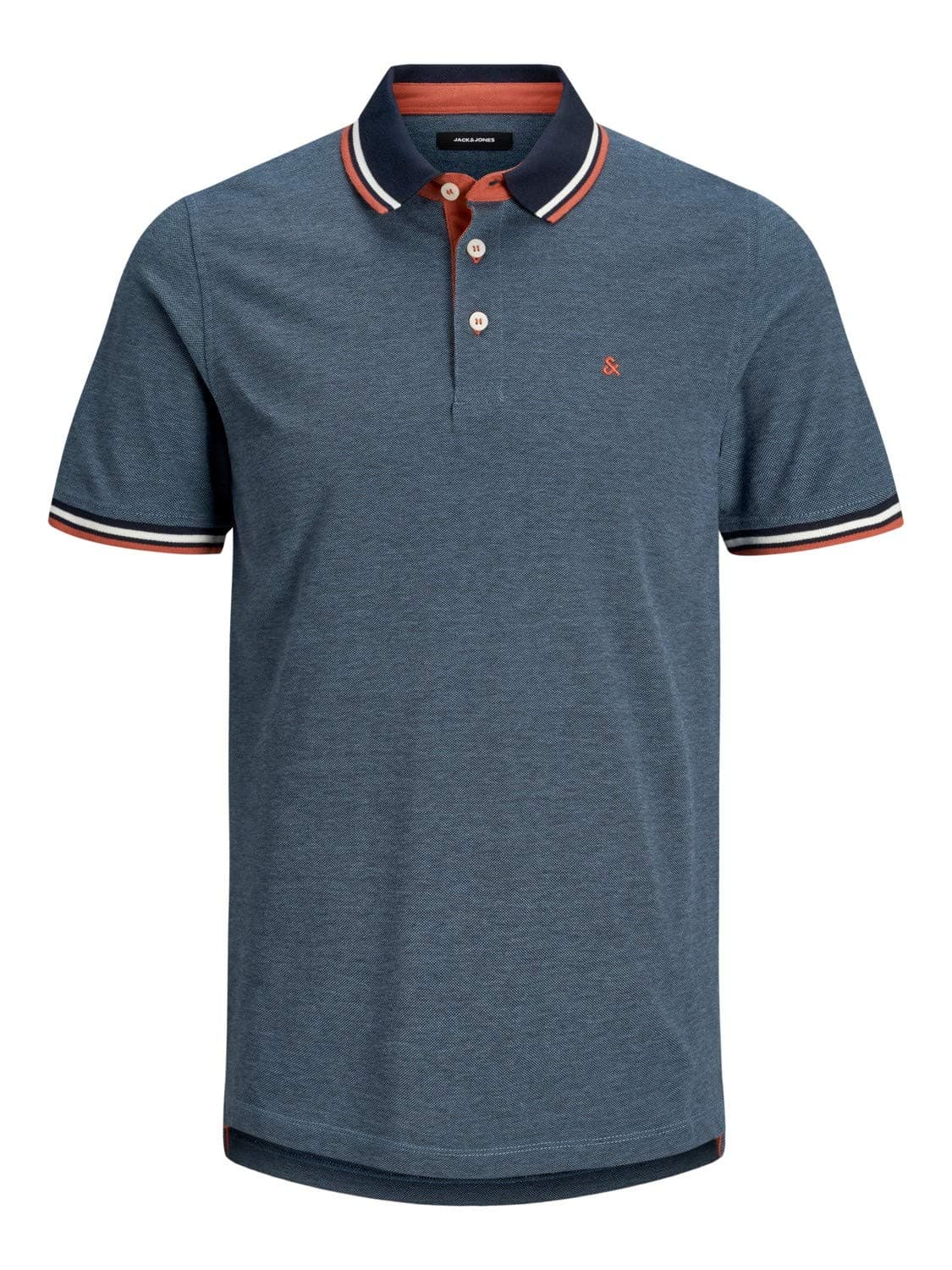 👕 Tolles Angebot! JACK & JONES Herren Jjepaulos Polo Ss Noos Polohemd XL Denim Blue 2