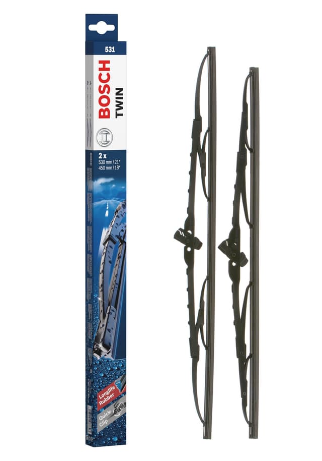 Bosch Scheibenwischer Twin 531, Länge: 530mm/450mm – Set für Frontscheibe 🚗💦