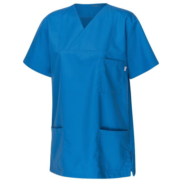 👩‍⚕️ Clinotest Schlupfkasack „Anna/Anton“ – Unisex Kasacks Damen Pflege in Hospital Blue