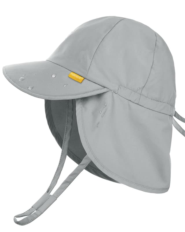 👶🌞 FURTALK Baby Sonnenhut mit Nackenklappe UPF 50+ 6-24 Monate Grau