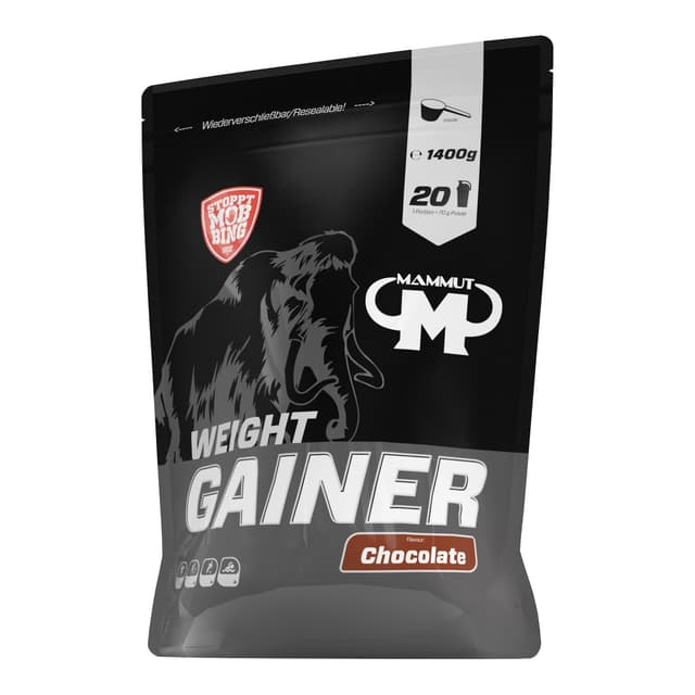 Angebot: Mammut Nutrition Crash Weight Gainer Pulver Schokolade 🍫 - 1400 g - 518 kcal/Shake