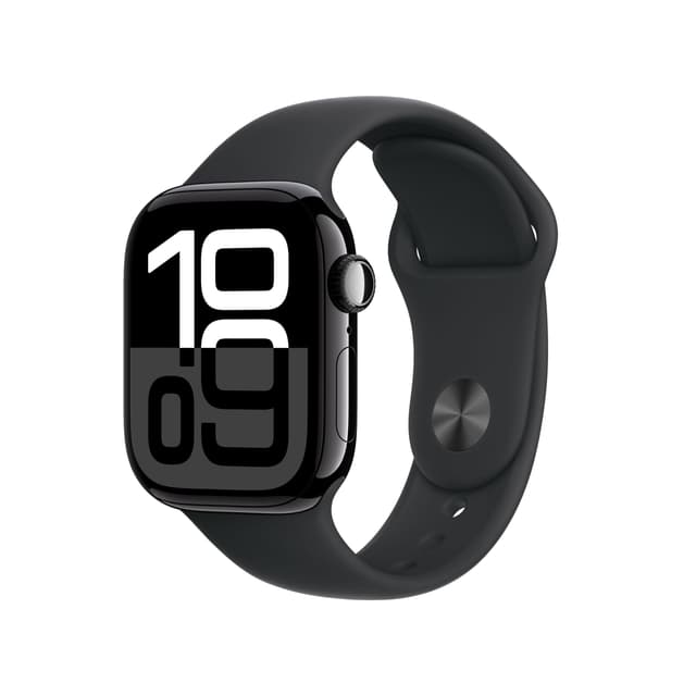 🌟 Apple Watch Series 10 (GPS 42 mm) Smartwatch - Diamantschwarz/Schwarz