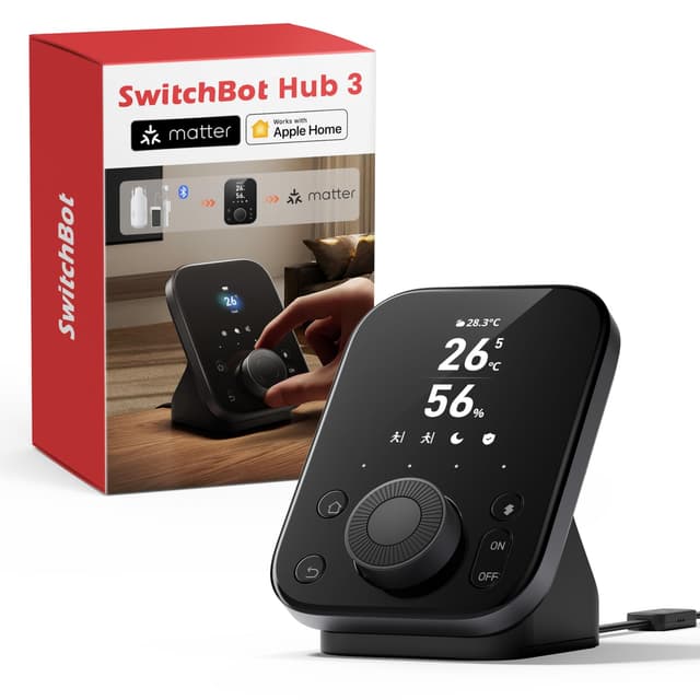 🏠🔌🌡️ SwitchBot Hub 3: Smart Home Hub mit Matter Support