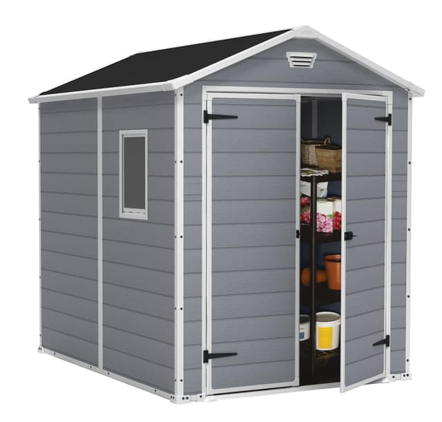 Angebot: Keter Gerätehaus Manor 6x8 DD, Grau, 7,6 m³ 🏡