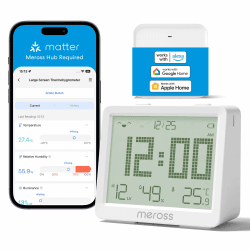 Meross Matter Hygrometer Thermometer Innen 🌡️🏡