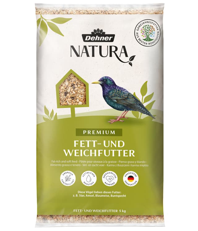 🐦🌿 Dehner Natura Premium Wildvogelfutter 5kg - 1er Pack 🌿🐦