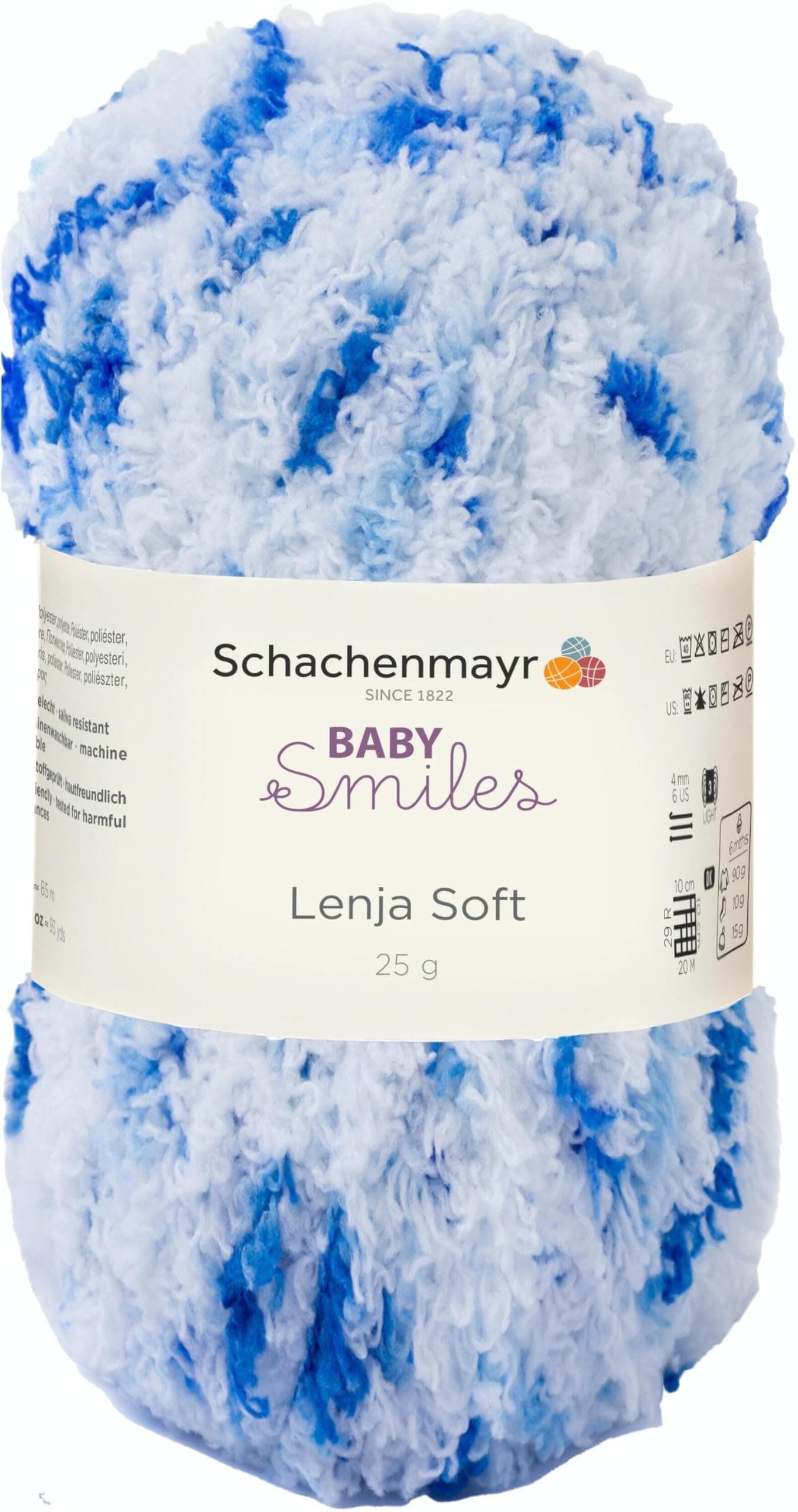 Schachenmayr Baby Smiles Lenja Soft 9807560-00082 blau spot Handstrickgarn 🧶