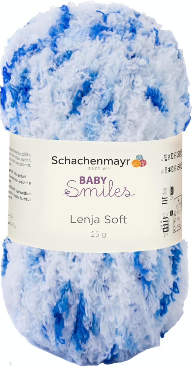 Schachenmayr Baby Smiles Lenja Soft 9807560-00082 blau spot Handstrickgarn 🧶