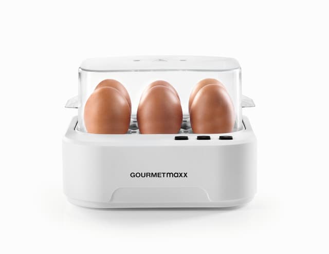 🥚🍳 GOURMETmaxx Sprechender Eierkocher: Perfekt gekochte Eier leicht gemacht! 🍳🥚
