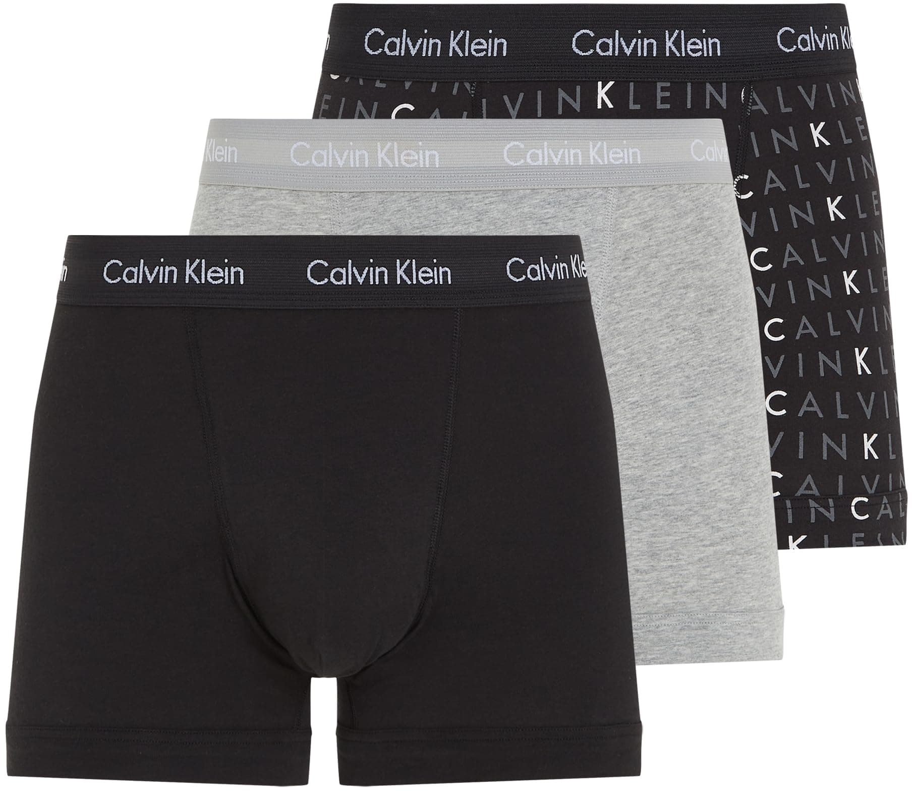 Calvin Klein Herren Trunk (3er Pack) M Multicolour 🩳🖤