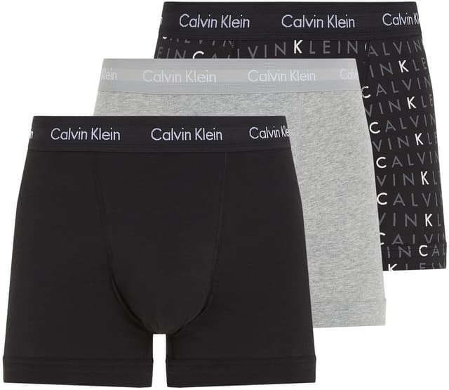 Calvin Klein Herren Trunk (3er Pack) M Multicolour 🩳🖤