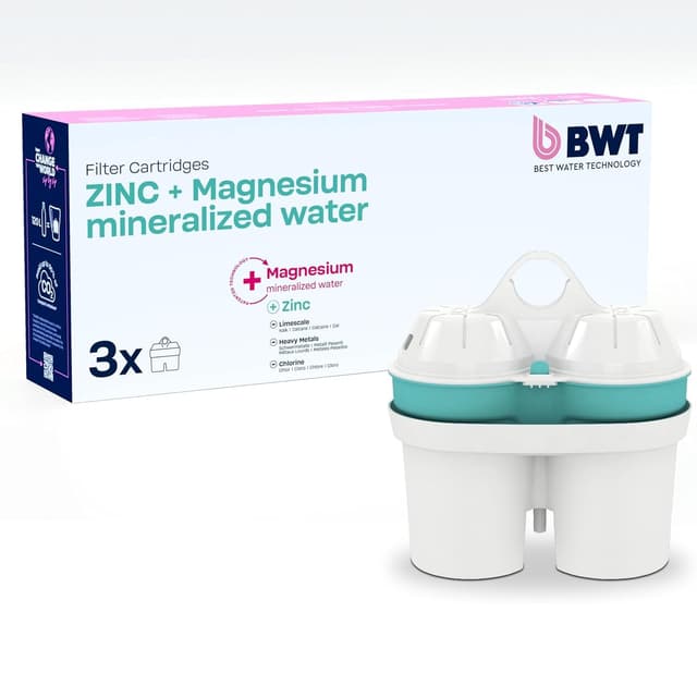BWT Filterkartuschen ZINC & MAGNESIUM MINERALIZED WATER 3 Stück 🌊💧