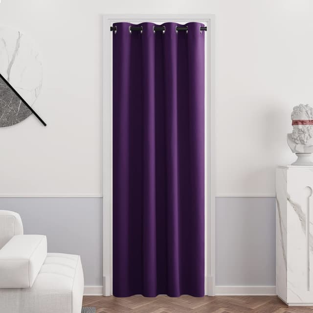 🌟 PONY DANCE Thermovorhang Violett Hitzeschutz Abdunkelnd Blickdichte Gardinen 🌟