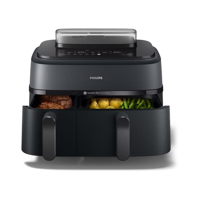🔥 Philips Steam Airfryer 5000 Series Dual Basket - Airfryer & Dampfgarer 🍲