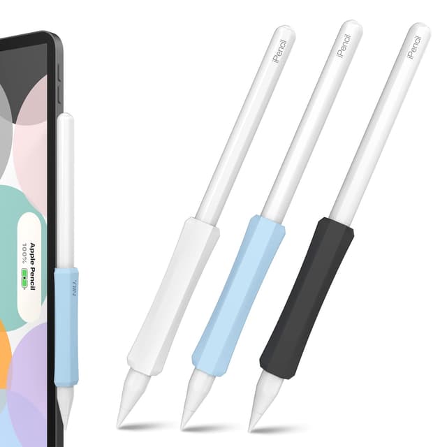 NIUTRENDZ 3 Stück Silikon Griff für Apple Pencil 2. Generation