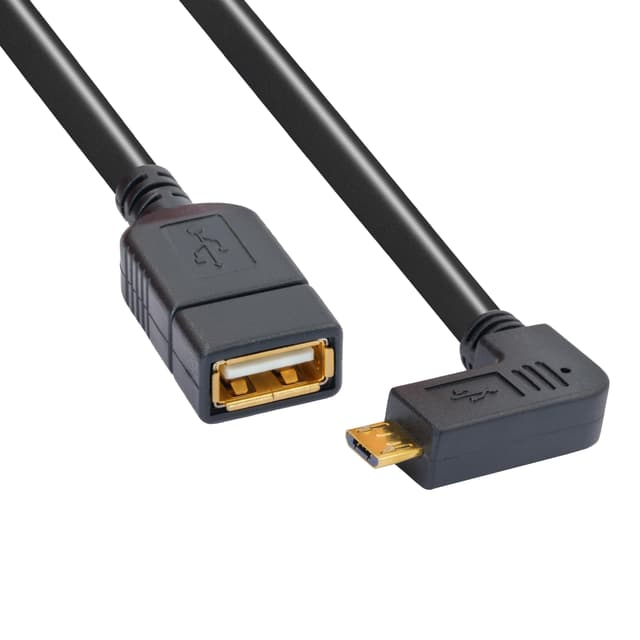 🔌 BIGtec OTG Micro Kabel Adapter USB Datenkabel Host 90° gewinkelt für Handy Smartphone Tablet