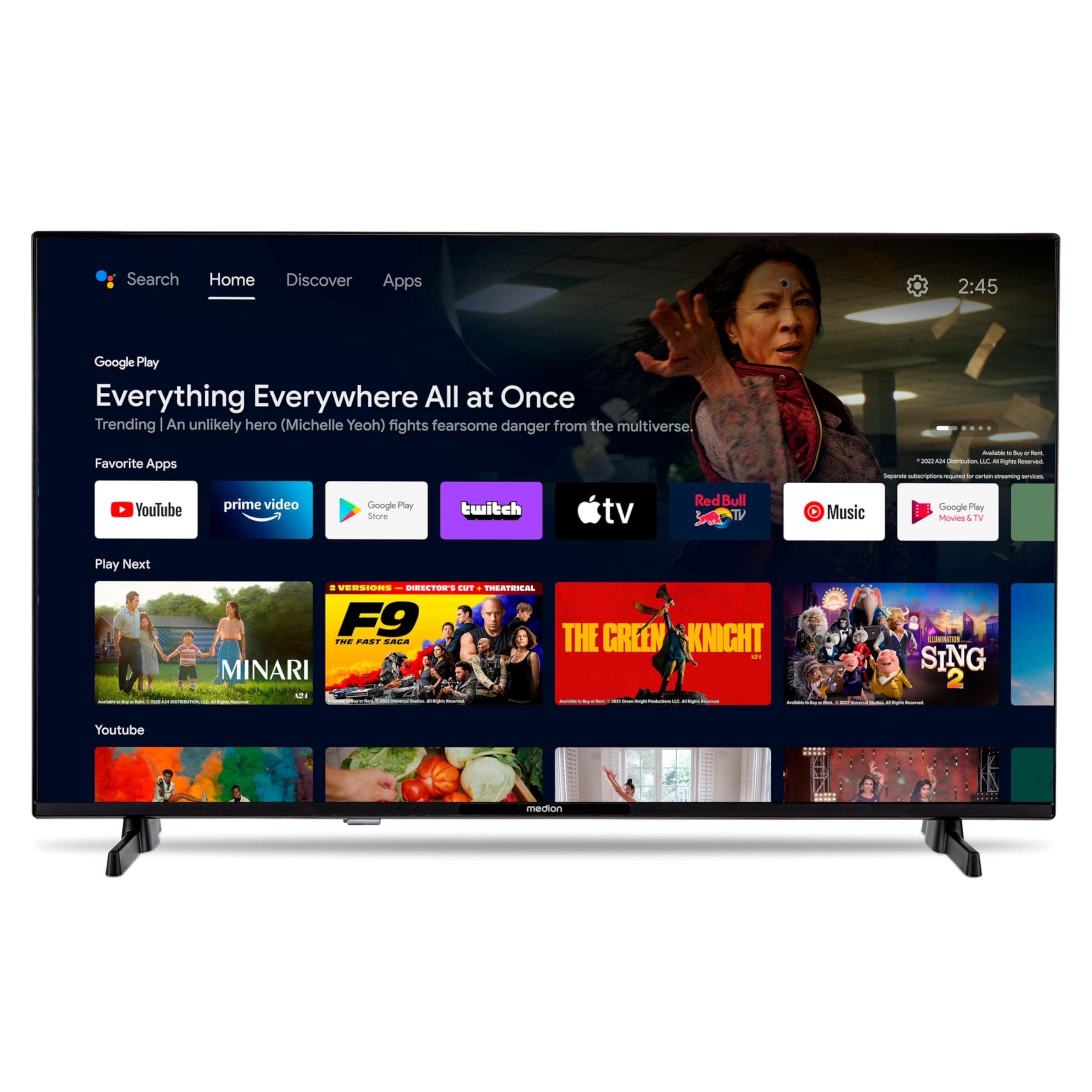 📺 MEDION 100,3 cm (40 Zoll) Full HD Fernseher 🌟 Angebotspreis 212,45€