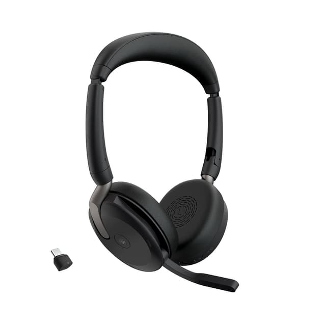 🎧 Jabra Evolve2 65 Flex - Stereo-Bluetooth-Headset mit Wireless-Charging-Pad