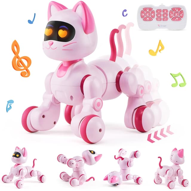 🤖🐱 VEVOR Ferngesteuertes Roboter Katze | Sing- & Tanzspaß | Programmierbar | Intelligente Steuerung